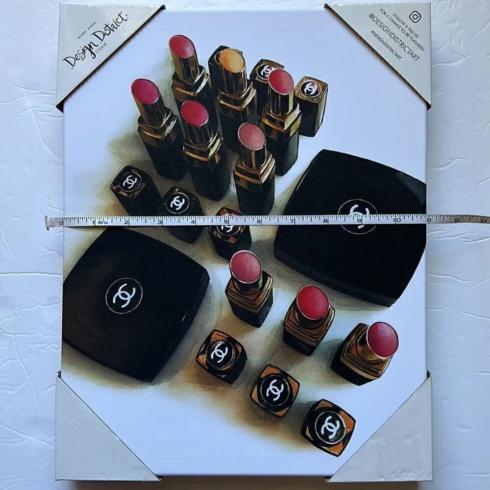 Design District Studio Chanel Makeup Wall Hanging Print